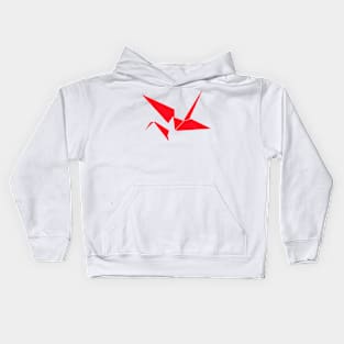 Origami Crane Abstract Kids Hoodie